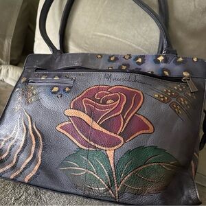 Gray multicolor Anushka bag